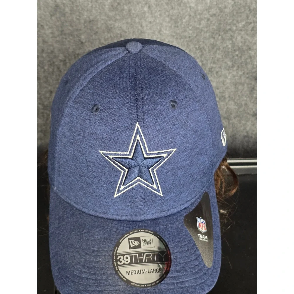 New Era Dallas Cowboys 39THIRTY NFL Baseball Cap Medium Large Blue‎ Football